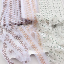 147 full-page bright silk AB illusion silk yarn lace embroidery DIY clothing handmade materials about 3 3 to 4 7 cm