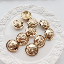 3221 Pack of 10 Gold Crown Alloy Buckles
