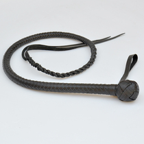 Calfskin snake whip cowhide whip Horse whip training whip Fun whip Long-established brand hand-woven SP