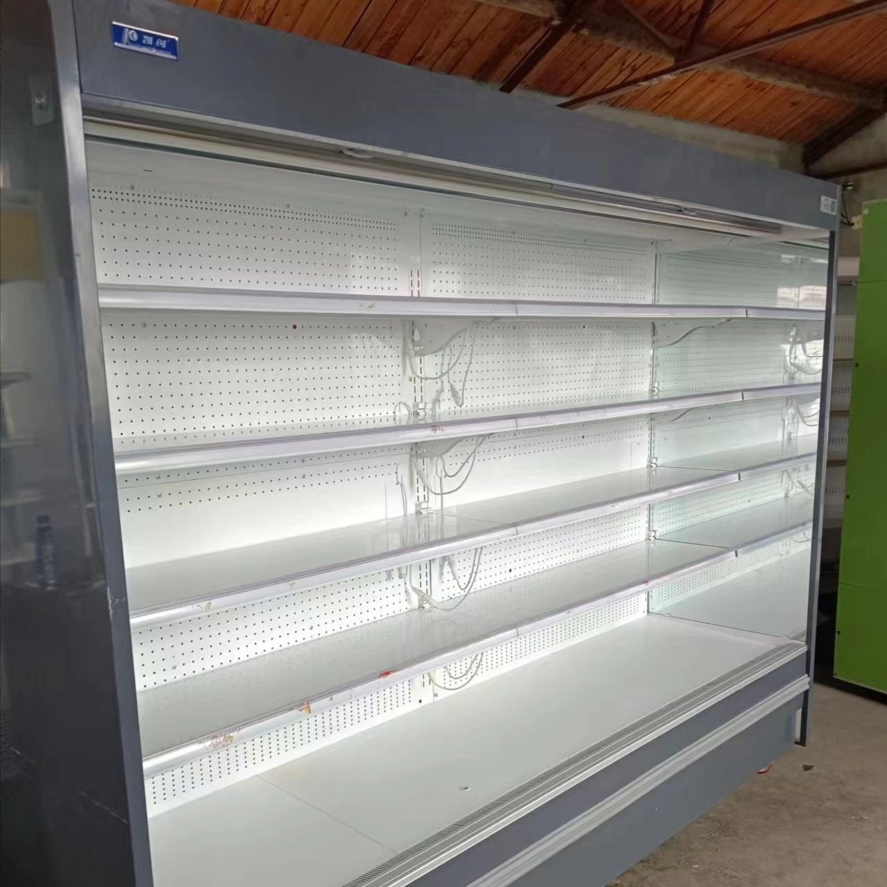二手风幕柜水果保鲜柜商用冷藏展示柜立式网红高端超市风冷柜