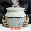 Zephyr four seasons plus size 1 2L lard tank salt tank Household seasoning tank Ceramic pepper oil spicy pot seasoning tank
