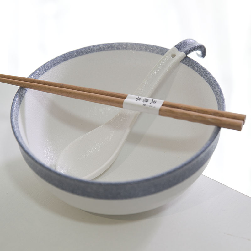Japanese contracted snowflakes glazed pottery porcelain run soup spoon deep expressions using large porridge spoon to ultimately responds soup spoon, spoon, household long - handled spoons