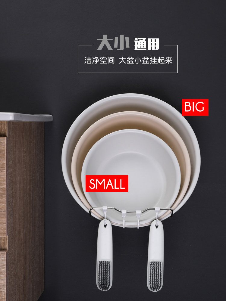 Washbasin storage shelf Foldable wall-mounted powder room toilet storage toilet Bathroom toilet hole-free basin rack