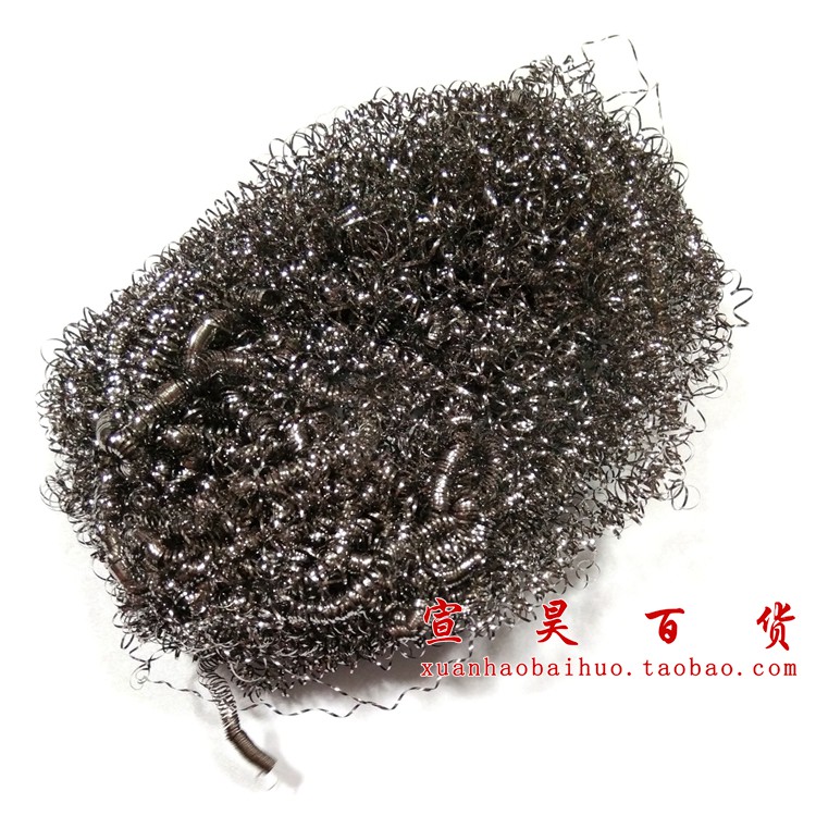 Large Number Metal Wire Ball Clean Ball Kitchen Supplies Wash Pan Brush Decontamination Wire Ball Long Handle Cleaning Brush Dishwashing Brush