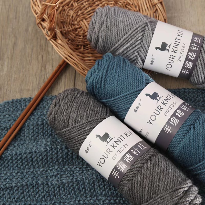 Hot-Selling New Alpaca Wool Chunky Yarn Ball for Hand-Knitting Sweaters, Coats, Scarves, Hats, Alpaca Wool Yarn Ball