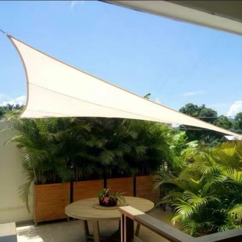 Outdoor Sunshade for Courtyard Balcony, Rainproof and Sunproof Terrace Shade, Sunroom Insulation Tarp, Sunshade Sail, Polyester Canvas Outdoor Sunshade for Courtyard Balcony, Rainproof and Sunproof Terrace Shade, Sunroom Insulation Tarp, Sunshade Sail, Polyester Canvas