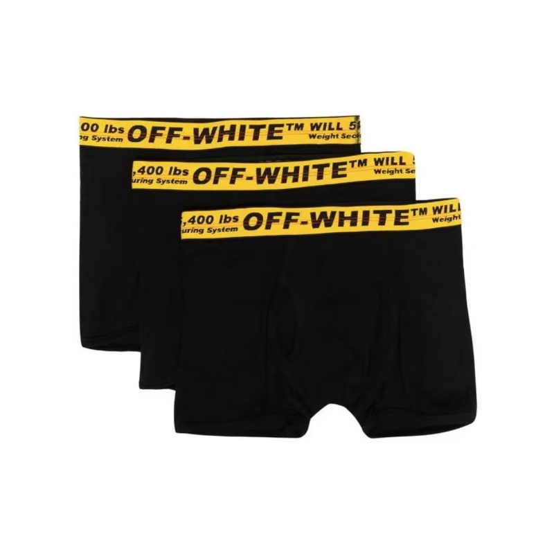 Trendy European and American Style Men's Breathable Cotton Boxer Briefs, Seamless, Antibacterial, Trendy Design with Logo