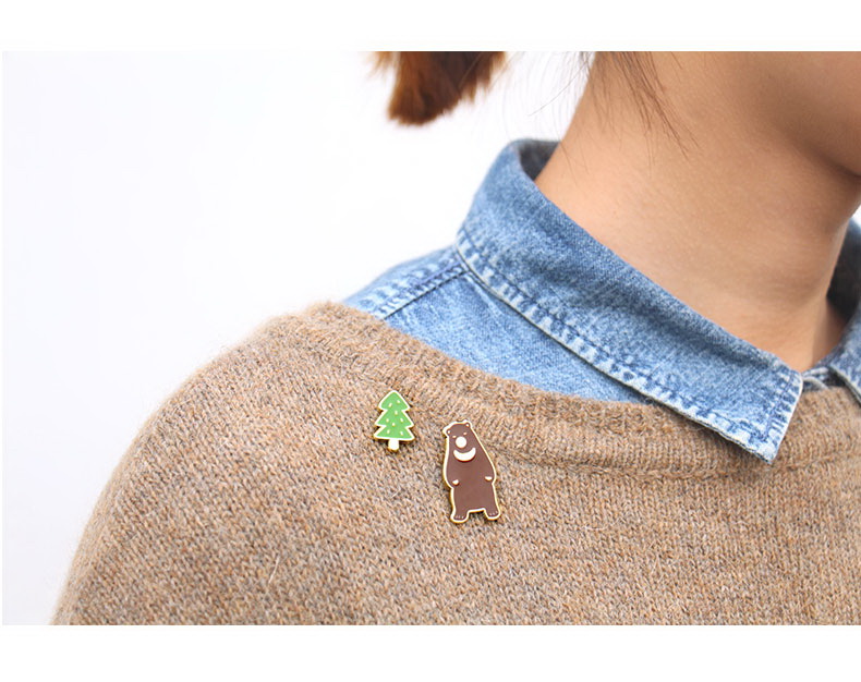 Broche en Alliage argent plaqué or - Ref 1175024 Image 8