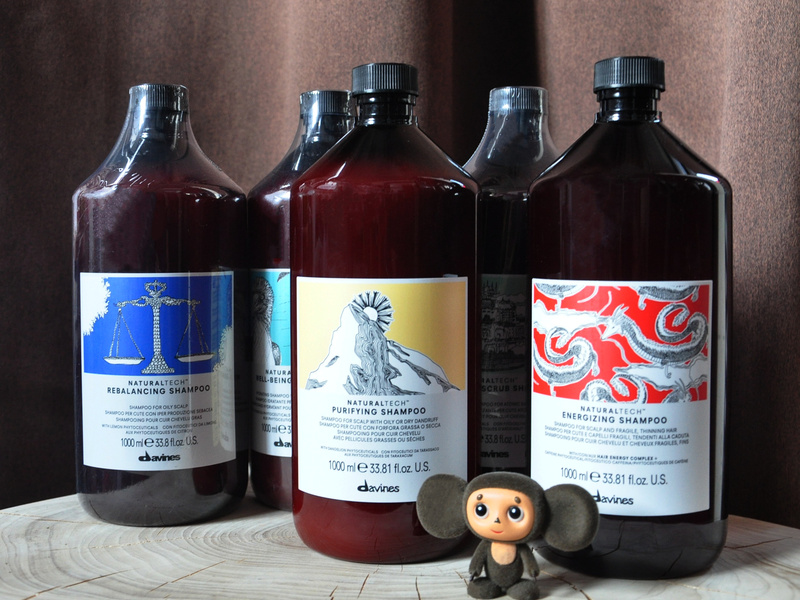 Spot Davines David Nice Natural Vitality Repair Shining Soothing Shampoo 1L with Pressure Head