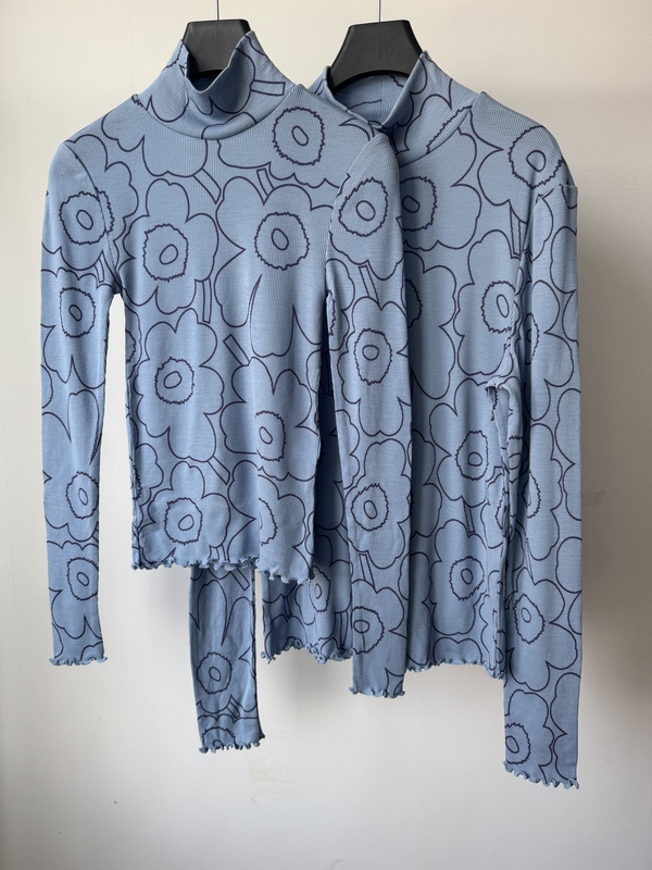 New for Autumn Rib Turtleneck Shirt High-Neck Wool Ribbed Knit Printed Long-Sleeve Wool T-Shirt New for Autumn Rib Turtleneck Shirt High-Neck Wool Ribbed Knit Printed Long-Sleeve Wool T-Shirt