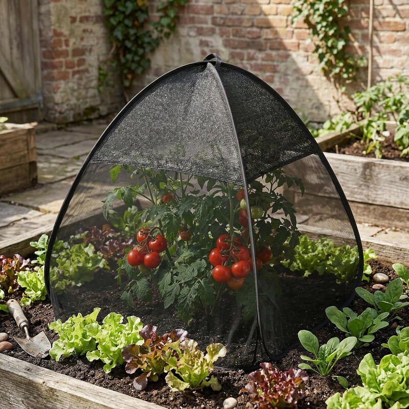 Pop-Up Vegetable Garden Plant Cover, Fruit and Vegetable Sunshade, Insect-Proof, Bird-Proof Net Cover, Gardening Potted Plant Seedling Protection Against Cat Scratches Pop-Up Vegetable Garden Plant Cover, Fruit and Vegetable Sunshade, Insect-Proof, Bird-Proof Net Cover, Gardening Potted Plant Seedling Protection Against Cat Scratches