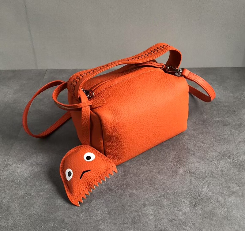 First-Layer Cowhide Niche Handbag, Crossbody Shoulder Bag for Women, Puffer Bag Craftsmanship