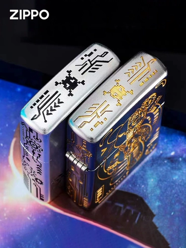 Механическая матовая ветрозащитная зажигалка на керосине для друга