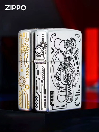 Механическая матовая ветрозащитная зажигалка на керосине для друга