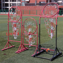 Test basketball training Passing circle Precision passing training equipment Throwing circle Hitting ground training rack Passing device