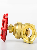 Copper gate valve VG Hualong Jushui Z15W-16T threaded water pipe air conditioning heating water meter front PPR20 gate switch