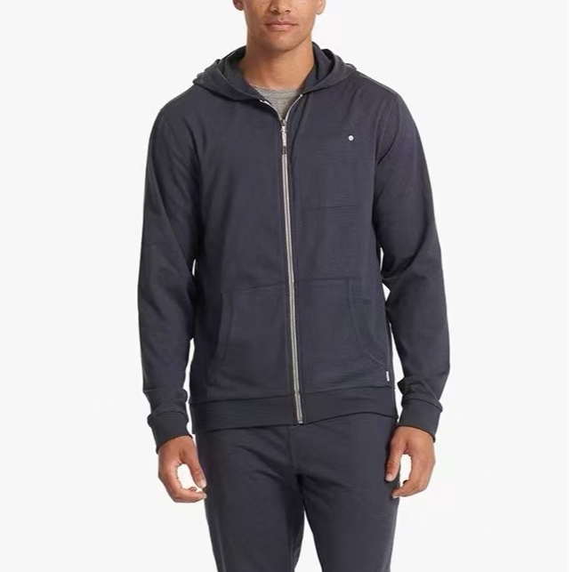Hooded Classic】Men's Fleece Sports Comfortable Hooded Sweatshirt Jacket V243