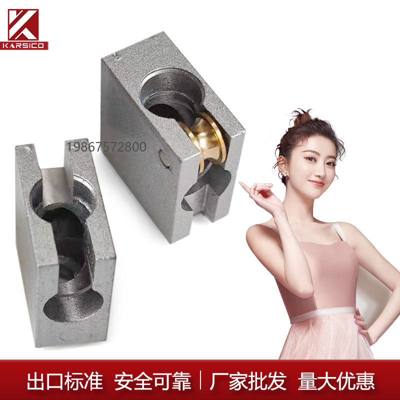 1530 connecting block with wheel rail sliding rail sliding rail upper and lower track industrial aluminium extrusion material aluminium alloy slider pulley