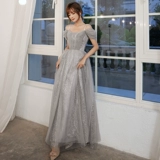 Летнее платье подружки невесты, длинное вечернее платье