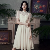 Летнее платье подружки невесты, длинное вечернее платье, коллекция 2022, цвета шампанского, средней длины, длина макси