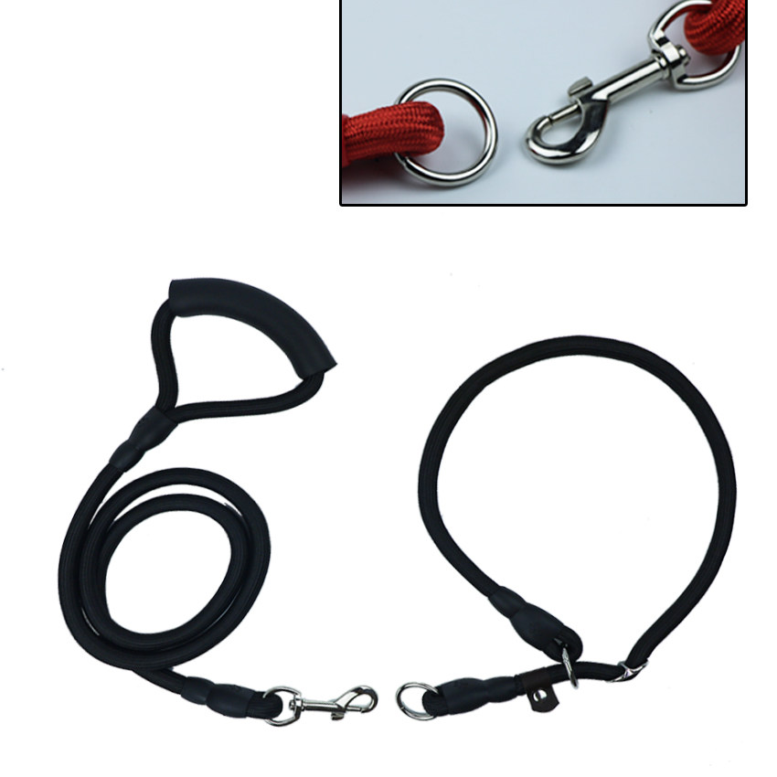 P Chain Traction Rope Border Shepherd Dog P Type Dog Chain Dog Collar Dog Rope Small Medium Sized Large Canine Dog Chain Explosion-proof Flushing Traction Rope