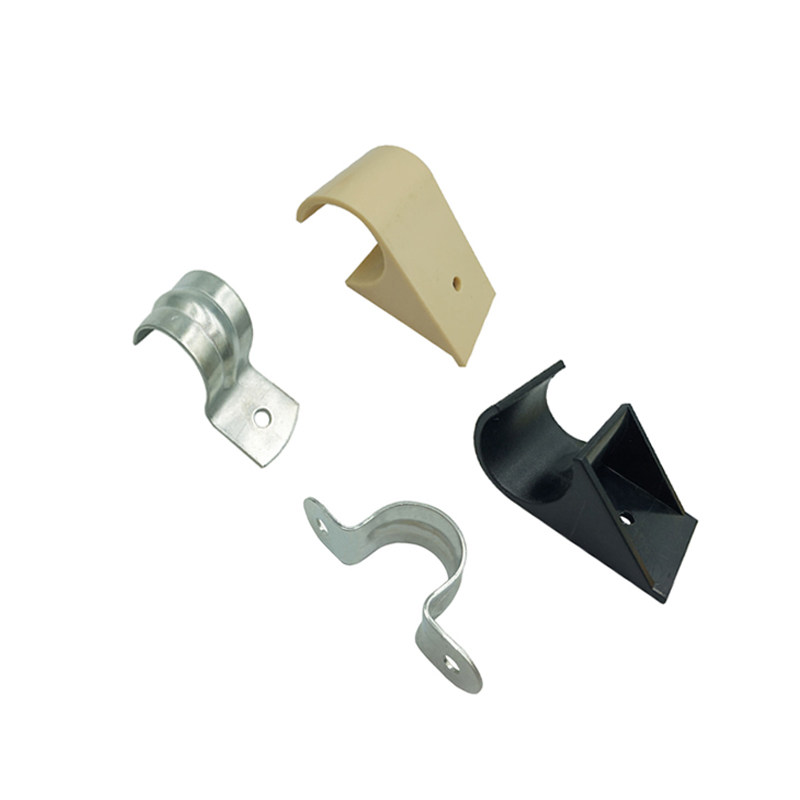 Table Face Board Buckle Metal Single Side Pipe Clip Bilateral Pipe Clip Outer Diameter 28mm Lean Tube Table Face Fixed Buttoning Wire Rod