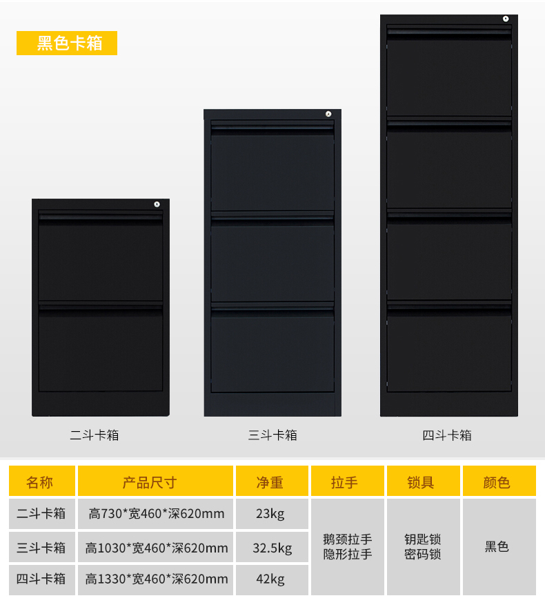 富得快 3层挂快劳架挂快劳铁柜钥匙锁密码锁铁柜分类柜