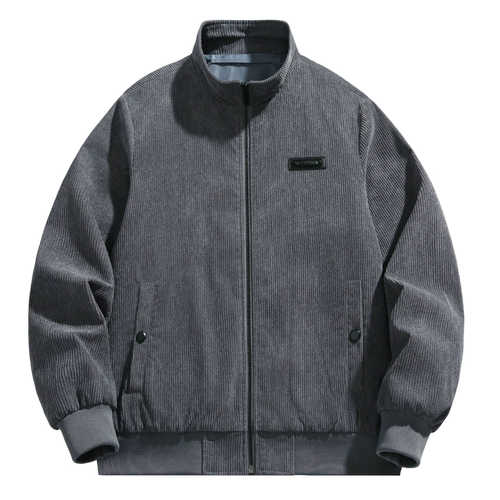 Демисезонная вельветовая мужская куртка