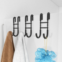 Stainless steel adhesive hook 304 thick non-perforated kitchen dormitory bathroom multifunctional super load-bearing double S-type adhesive hook