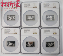 2000 Dunhuang silver coin set.6 sets. Dunhuang 2 ounces silver coin. NGC rating 69 points. Bring a box id