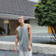 Shirtless brother 2023 summer new simple American style wear loose sports fitness vest shoulder sweat-absorbing vest male