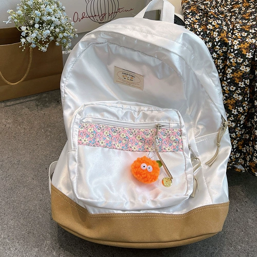 Оригинальный ранец, японская сумка через плечо для школьников, брендовый универсальный рюкзак, Южная Корея, цветочный принт, подходит для подростков