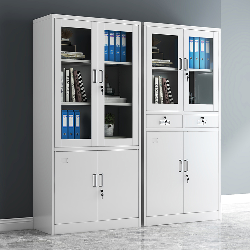 Steel Office Filing Cabinet Tin Cabinet Locker Financial Documents Filing Cabinet Information Cabinet with Lock Storage Cabinet