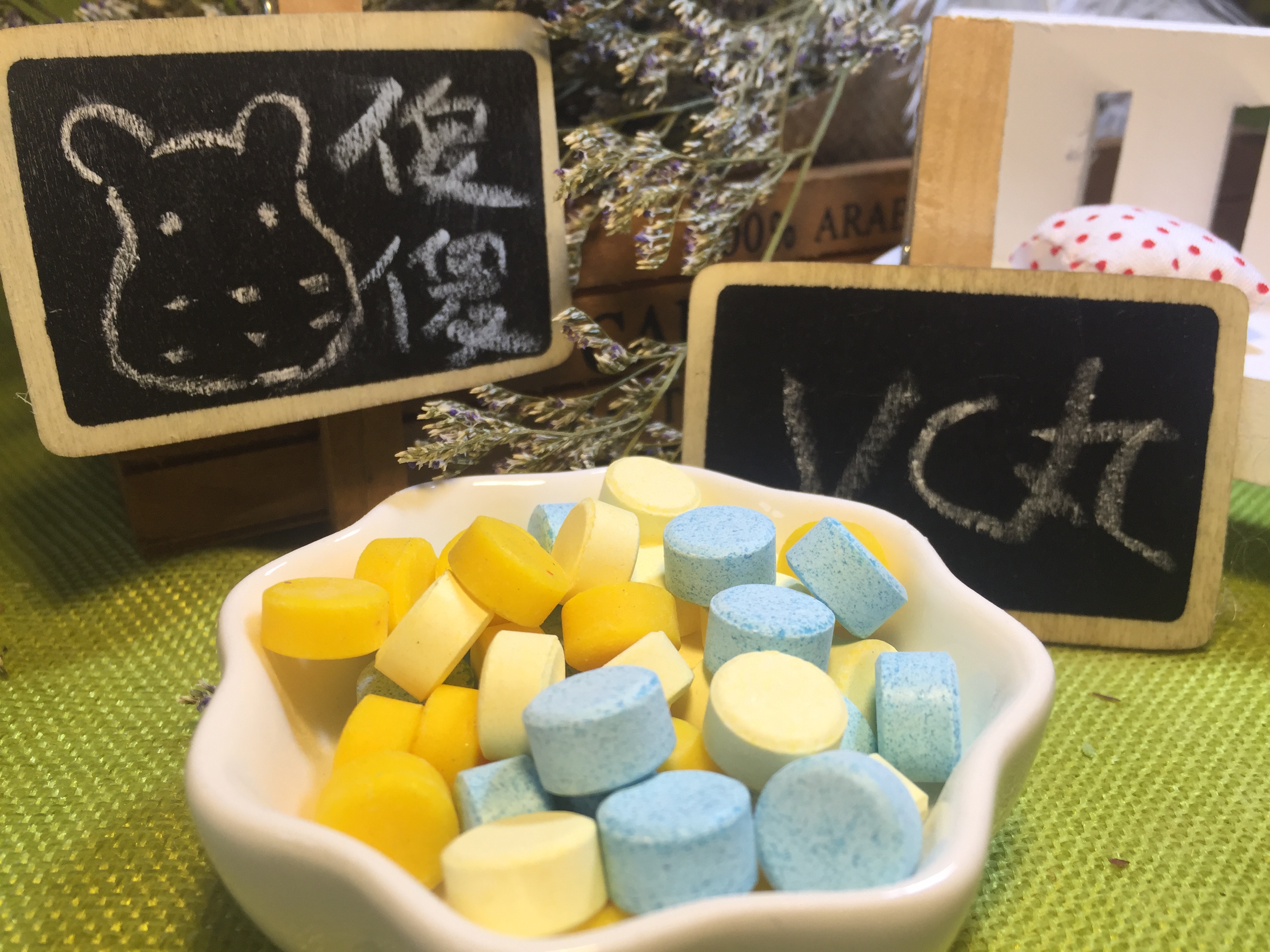 (Silly dragon cat) 10 grain of fruit vc supplementary pills to supplement vitamin taste with random hair