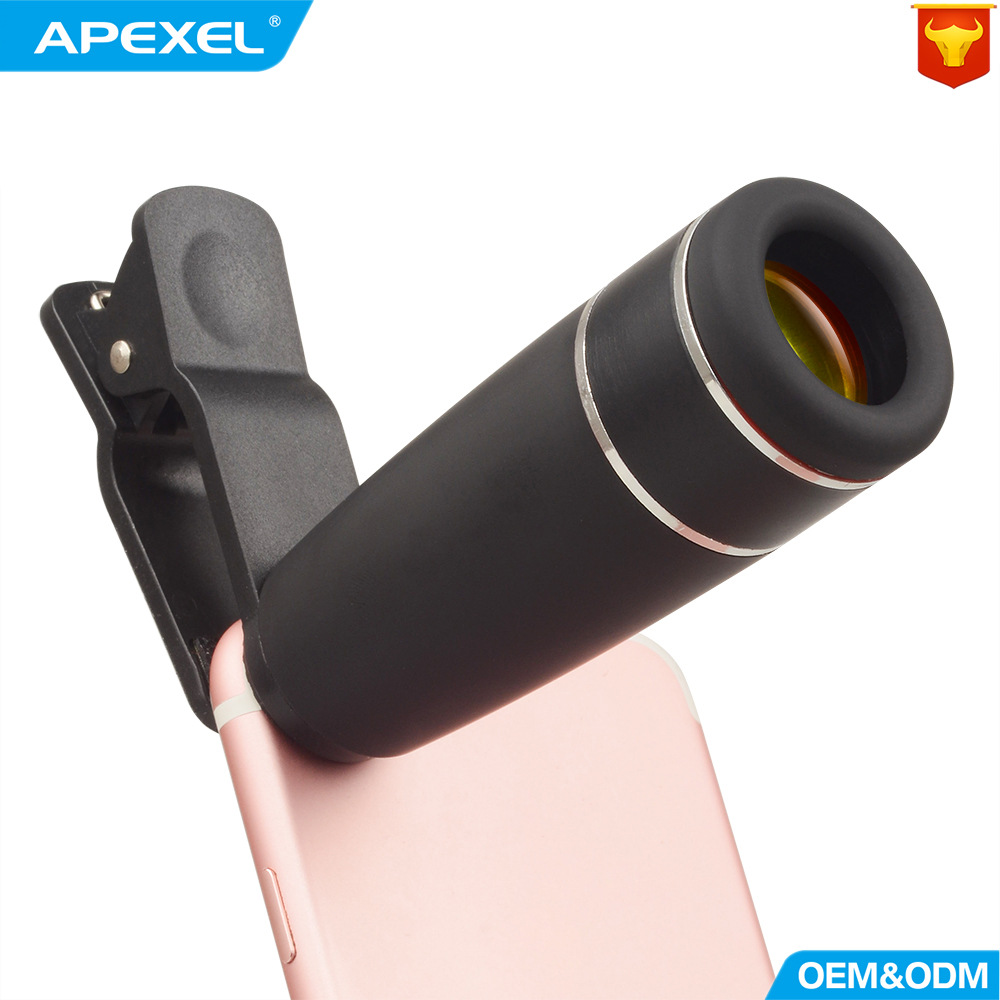APEXEL versatile external high-definition photo photography can focus intelligently 10 times long giggio phone lens