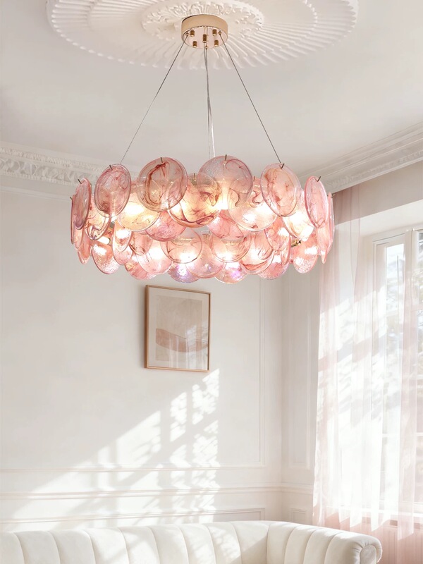 French-Style Chandelier with Crystal Glass, Cream Style, for Living Room, Dining Room, Bedroom, Main Light, Villa, High-End, Light Luxury, Creative Lighting Fixtures