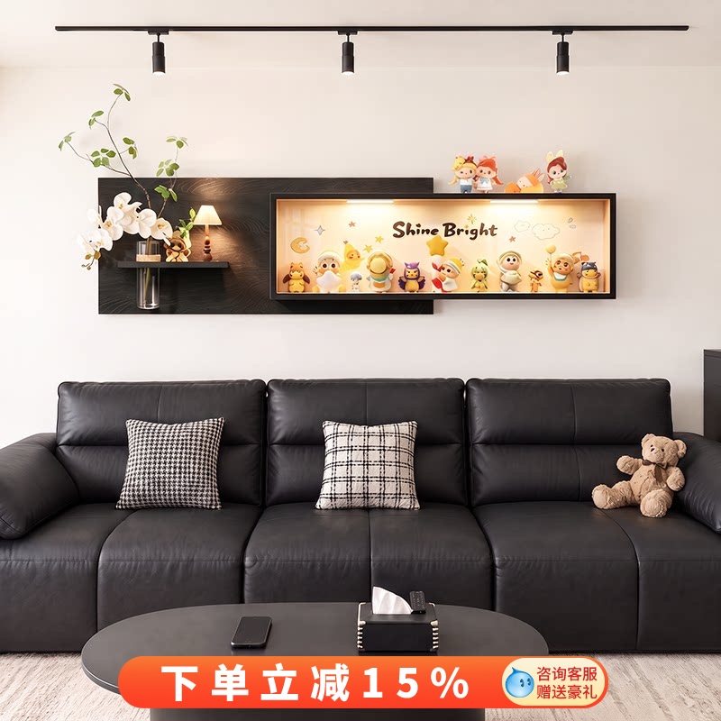 Vintage-Style Living Room Decorative Painting Blind Box Storage Display Rack Tv Sofa Background Wall Hanging Painting 2026 New Model Wall Art