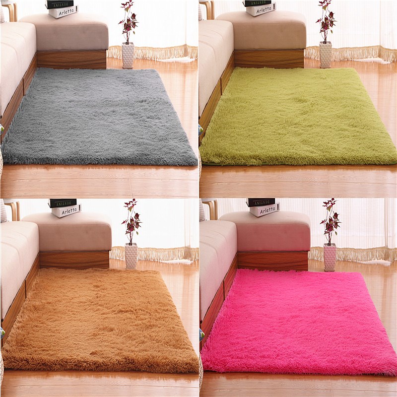 Home Tea Table Blanket Outdoor Decoration Plush Cute Beauty Salon Carpet Tatami Mat Bed Tailgate Square Bath