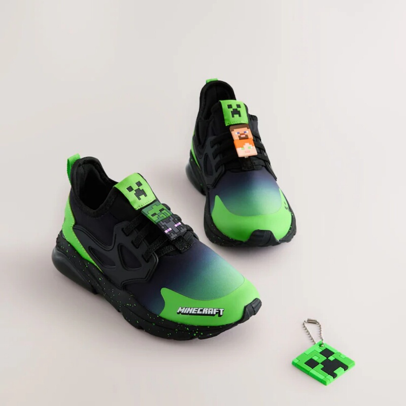 British Next Kidsren's Sports Shoes for Boys, Medium and Large Kidsren, Non-Slip Running Shoes, Cartoon Minecraft Boys' Shoes British Next Kidsren's Sports Shoes for Boys, Medium and Large Kidsren, Non-Slip Running Shoes, Cartoon Minecraft Boys' Shoes