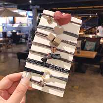 Head Rope Girls Net Red Korea Cute Brief Hair Circle Adults Zou Peel Fascia Womens Sensual Leather Set Hair Rope Trinkets