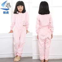 Bộ đồ ngủ cho bé Xiêm 2 Trẻ em 4 Mùa xuân và Mùa thu Cotton Dài tay Lớn bé trai và bé gái Kích thước lớn Cáp Nhĩ Tân 3-5 Năm 6-7 bodysuit cotton cho bé