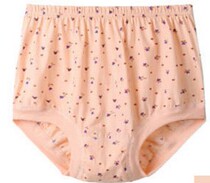 Mom panties cotton middle-aged women briefs head high waist loose granny shorts panties