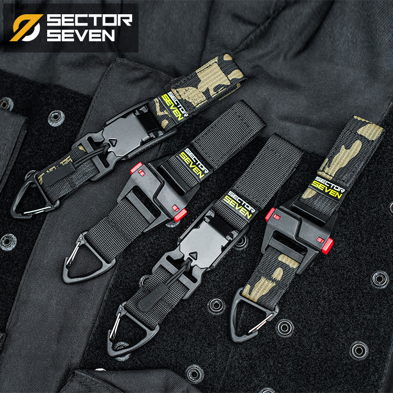 Zone 7 Tactical Multi-Purpose Quick Release Triangle Buckle Belt Quick Attachment Single Point Hook Survival Keychain Edc Zone 7 Tactical Multi-Purpose Quick Release Triangle Buckle Belt Quick Attachment Single Point Hook Survival Keychain Edc