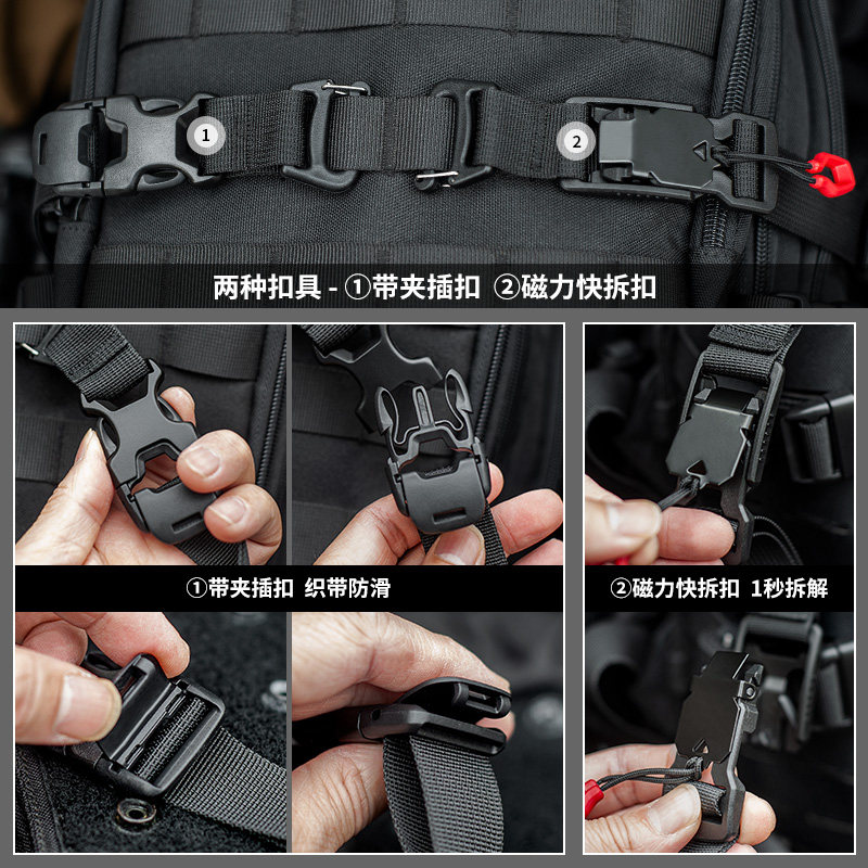 第7区户外探险必备:紧固压缩带如何成为你的军迷背包好帮手?-包具配件-淘宝百科网