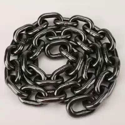 Manganese steel lifting chain lifting chain quenching with manganese steel iron smelting G80 class hand Crane chain 4-32mm