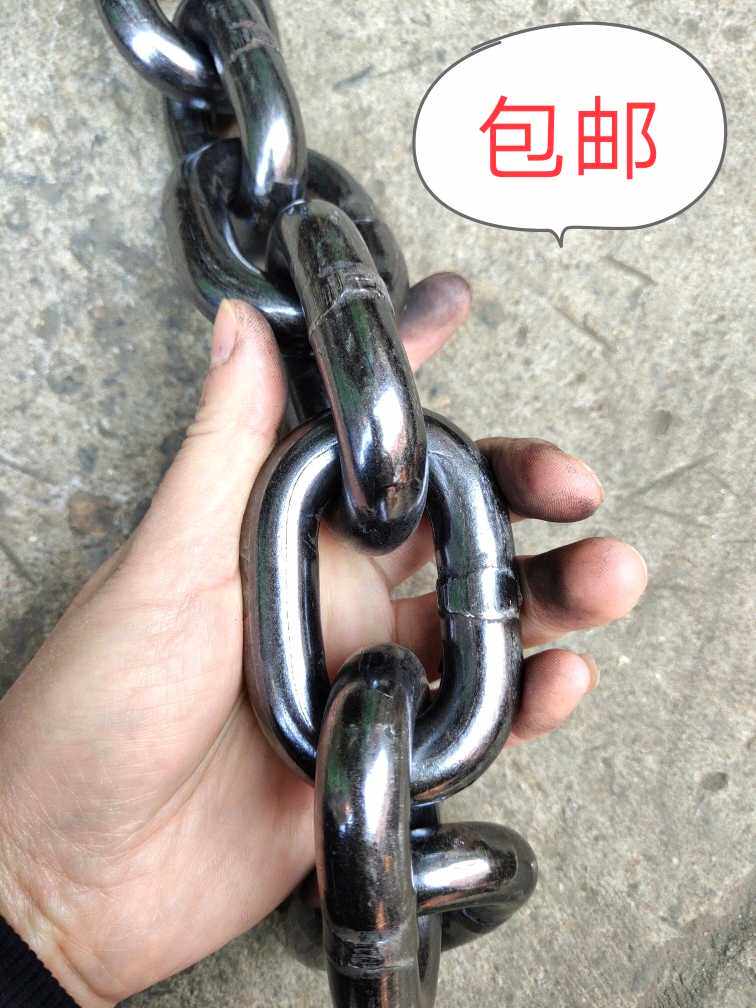 Manganese steel chain lifting chain 16mm G80 manganese steel chain high strength manganese steel chain sling hoisting chain