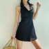 LIVIA Pháp ve áo retro không tay hở lưng váy 2019 mới eo thon một chiếc váy kỳ nghỉ bãi biển - Sản phẩm HOT đầm maxi đi biển Sản phẩm HOT