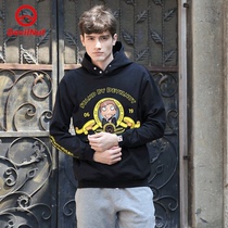 DEVIL NUT Tide brand demon men and women with the same special loose round neck sweater-home AOL ANT