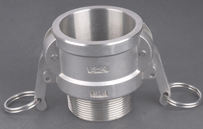 304 316 stainless steel fast joint B - type wrench type fast mount joint outer wire exterior thread female climax