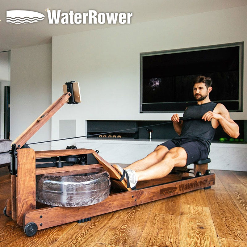 WaterRower household fitness equipment water resistance rowing machine original imported rowing machine iRow intelligent